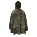 190t Polyester Light Weight PU Fishing Military Poncho Raincoat 2021